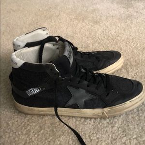 Golden goose black high sneakers